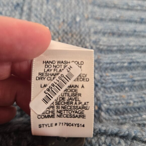 Rebecca Taylor LA VIE Teal Thick Soft Comfy Merino Wool Sweater Size M LIKE NEW! - Picture 13 of 16